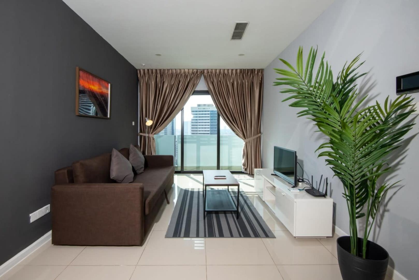 Apartemen High Floor Suasana 5 In Jb With Wifi *
